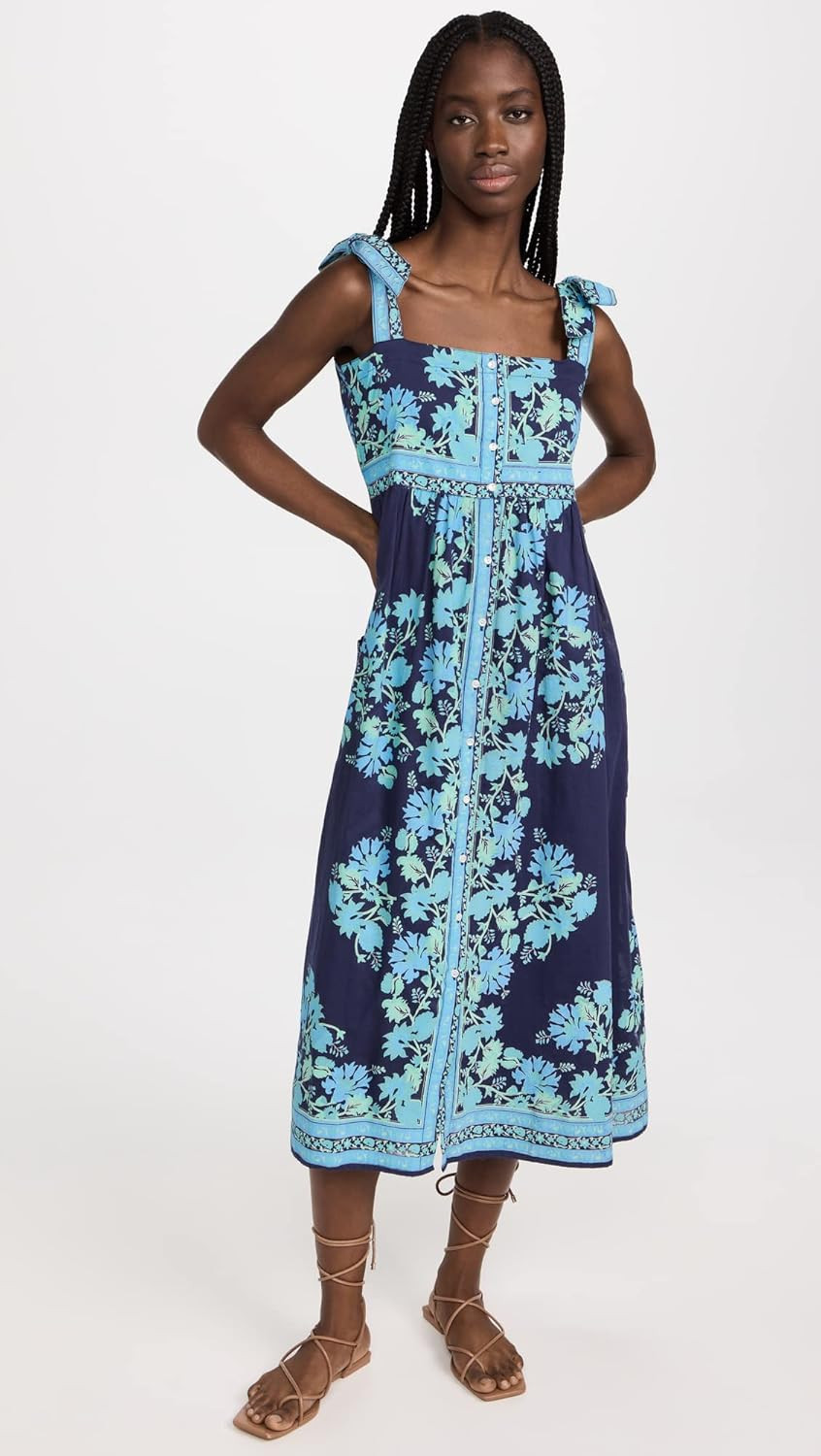 Juliet Dunn Women's Tie Shoulder Dress | Amazon (US)