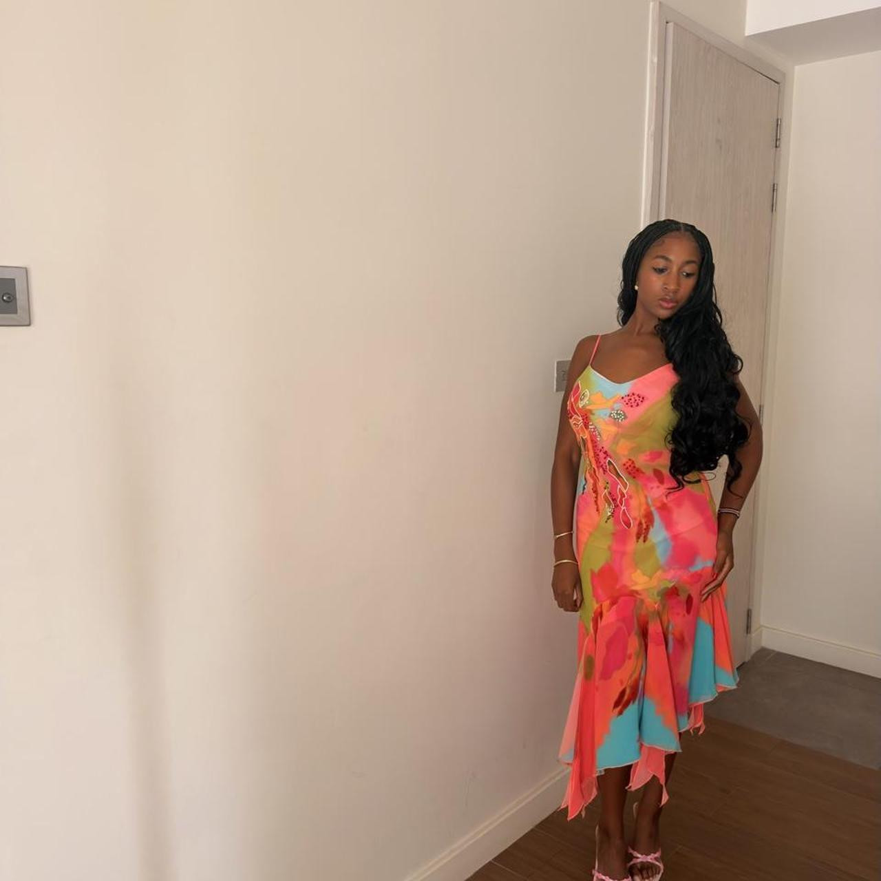 100% authentic cyber sweetie dress, as seen by Zara... | Depop US