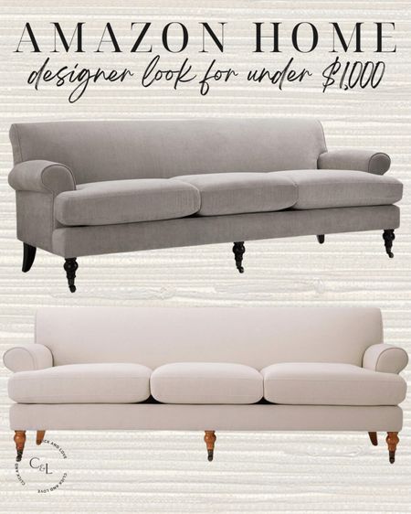 Designer look for less sofas 👏🏼 both finds under $1000! 

Designer sofa, sofa under $1000, neutral sofa, modern sofa, traditional sofa, Living room, bedroom, guest room, dining room, entryway, seating area, family room, Modern home decor, traditional home decor, budget friendly home decor, Interior design, shoppable inspiration, curated styling, beautiful spaces, classic home decor, bedroom styling, living room styling, style tip,  dining room styling, look for less, designer inspired, Amazon, Amazon home, Amazon must haves, Amazon finds, amazon favorites, Amazon home decor #amazon #amazonhome

#LTKStyleTip #LTKHome #LTKFamily
