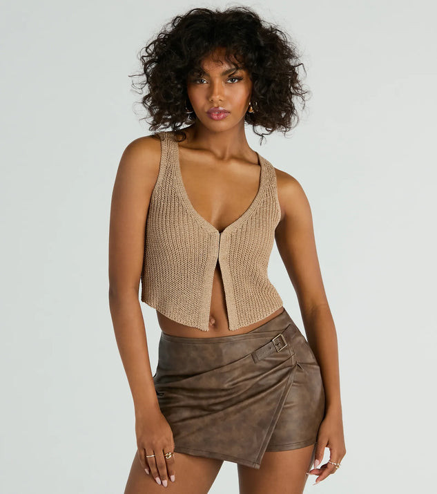 Dreamy Western Vibes Sleeveless Crochet Vest | Windsor Stores