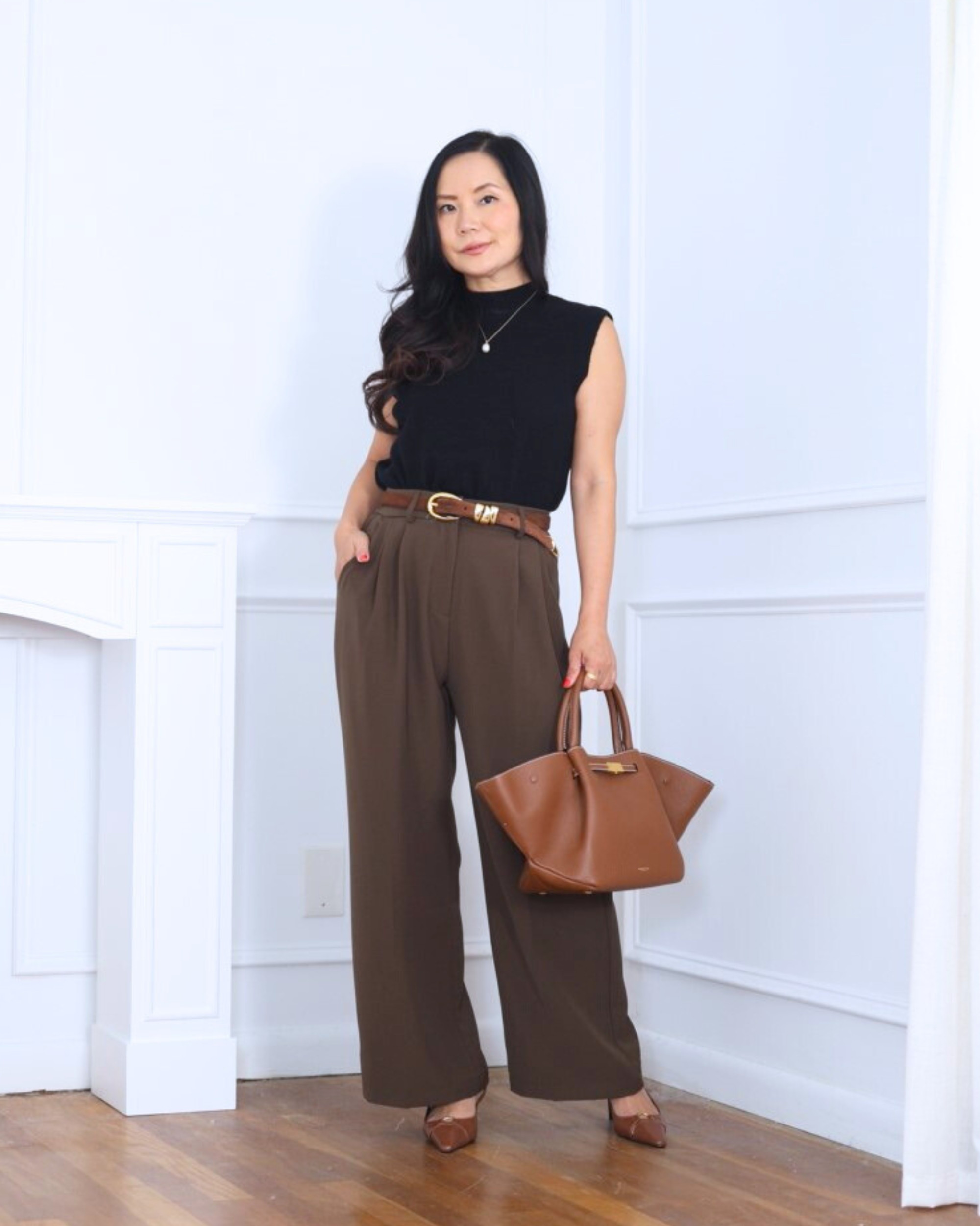 Wearing a mock neck top from Quince with wide-leg pants from Amazon and shoes from Mango — comfortable, chic, and effortlessly put-together for everyday wear. I’m 5’2, wearing size S.

#LTKOver40 #LTKStyleTip #LTKPetite