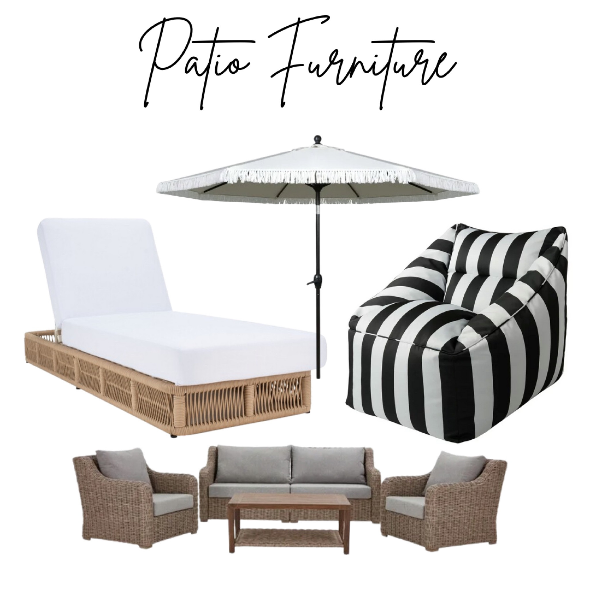 Some of our patio finds around the pool! They are all seriously the best and the loungers are on sale!! So sad I missed that sale!

#LTKSeasonal #LTKFamily #LTKHome