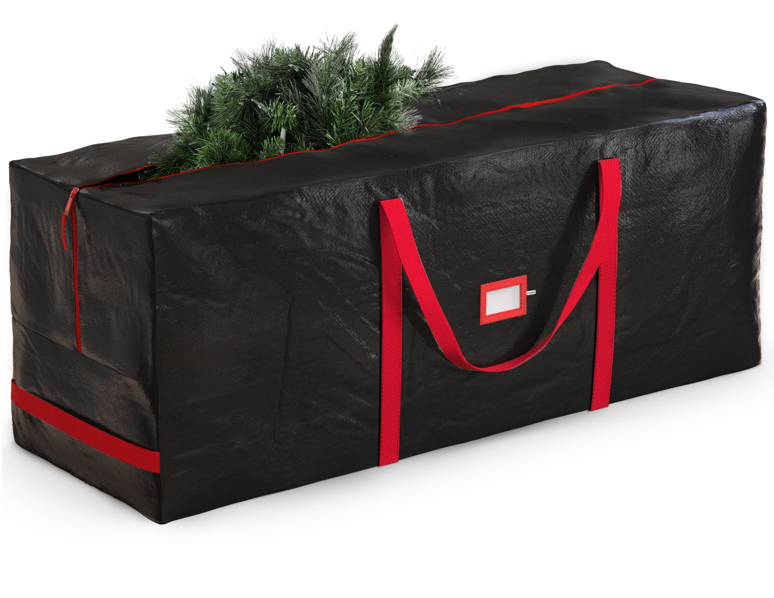 Zober Large Christmas Tree Storage Bag - Fits 9 Ft Artificial Trees - Plastic, Waterproof Christm... | Amazon (US)