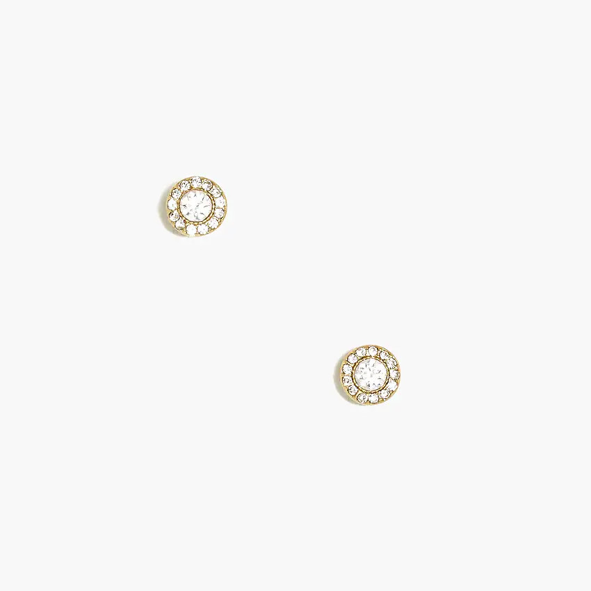 Glimmer circle stud earrings | J.Crew Factory