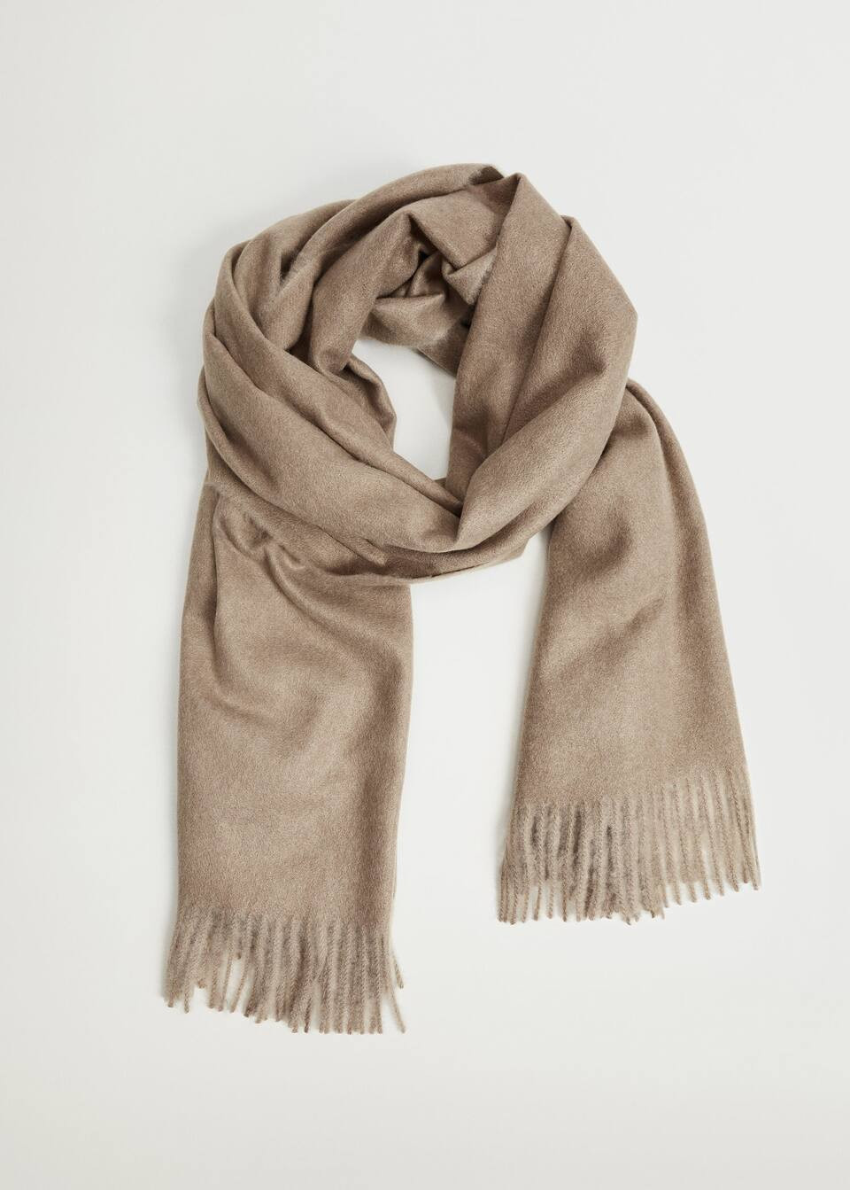 Fringed edge scarf | MANGO (US)