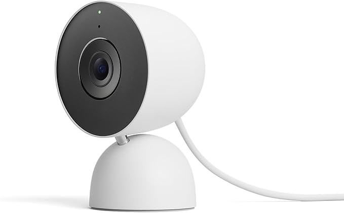 Google Nest Cam Indoor (Wired, 3rd Gen) - Security Camera with 2K Video and Gemini, Night Vision,... | Amazon (US)