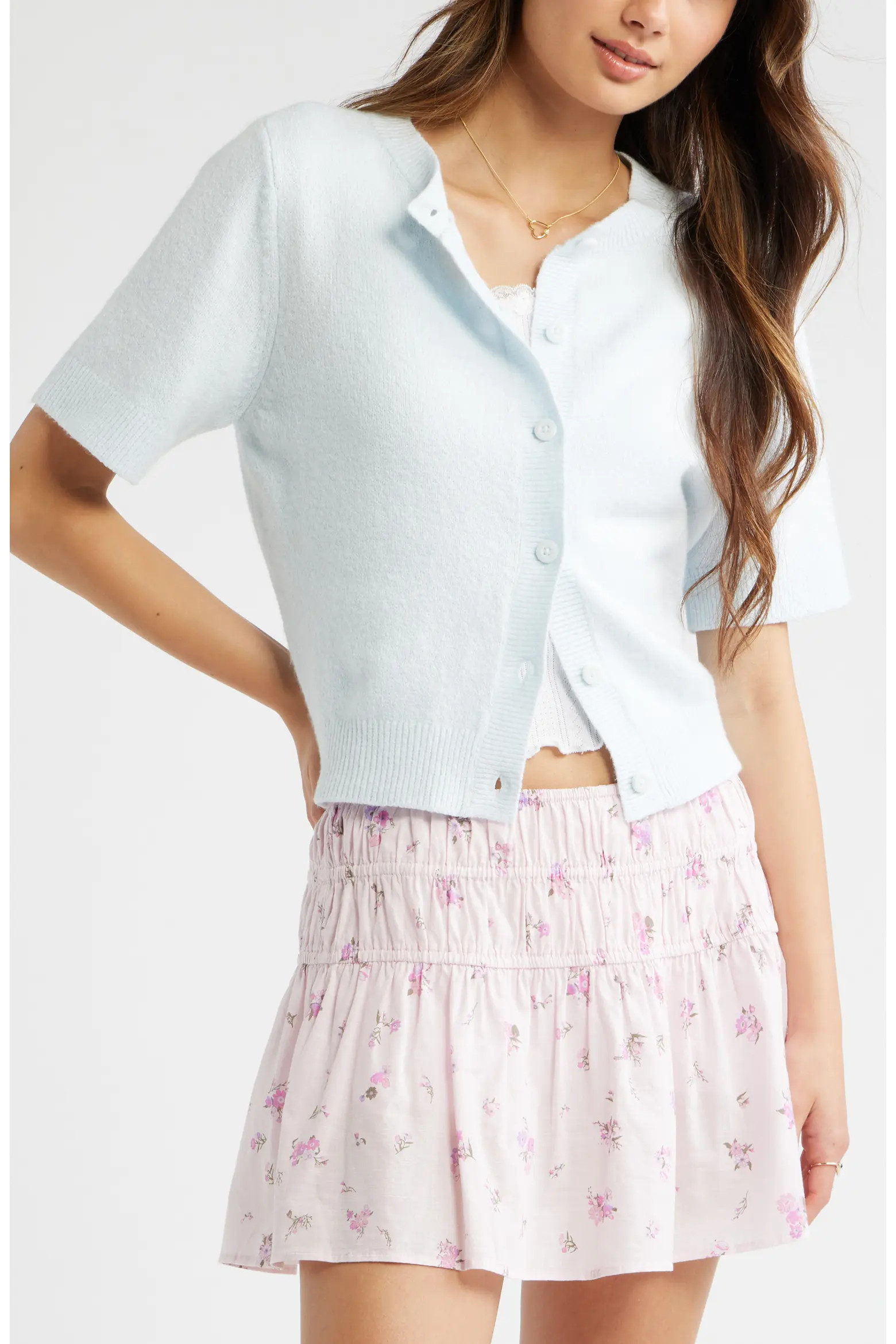 BP. Short Sleeve Cardigan (Women) | Nordstrom | Nordstrom