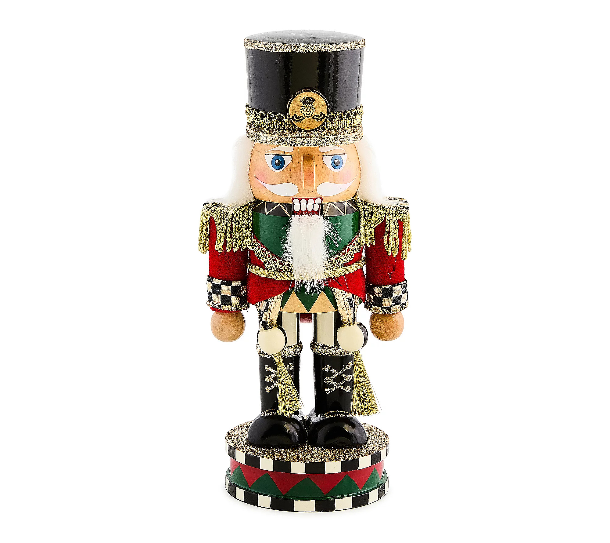 MacKenzie-Childs Short Nutcracker | QVC