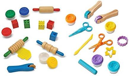 Melissa & Doug Clay Activity Bundle - Shape, Model, Mold and Cut, Sculpt & Stamp | Amazon (US)