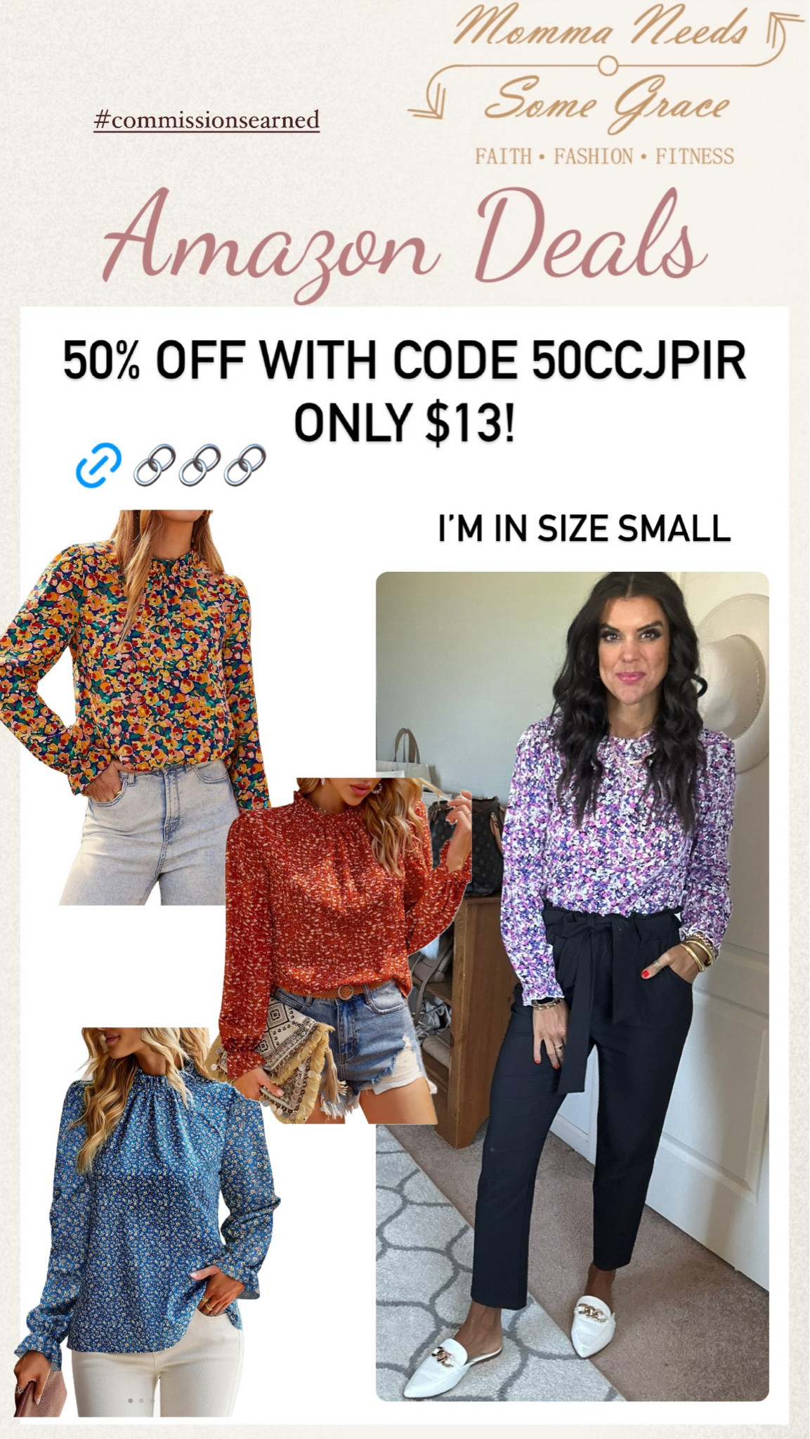 Promo on long sleeve blouse ends 7/21, I’m wearing a size small! 

#LTKFindsUnder50 #LTKSaleAlert #LTKSeasonal