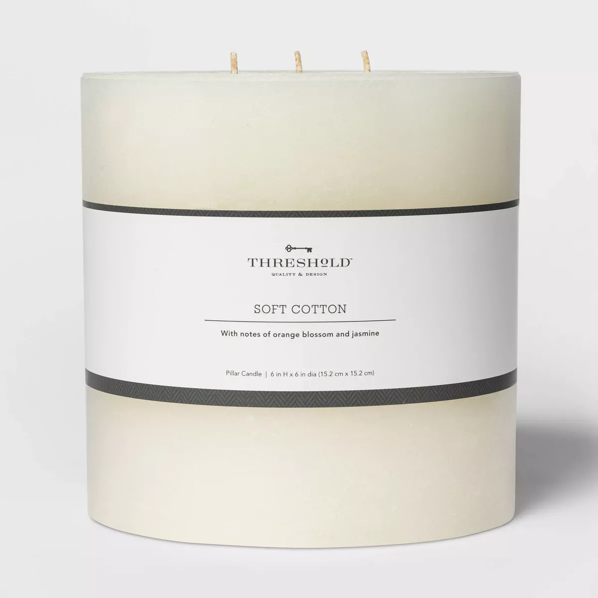 Pillar Candle Soft Cotton White - Threshold™ | Target