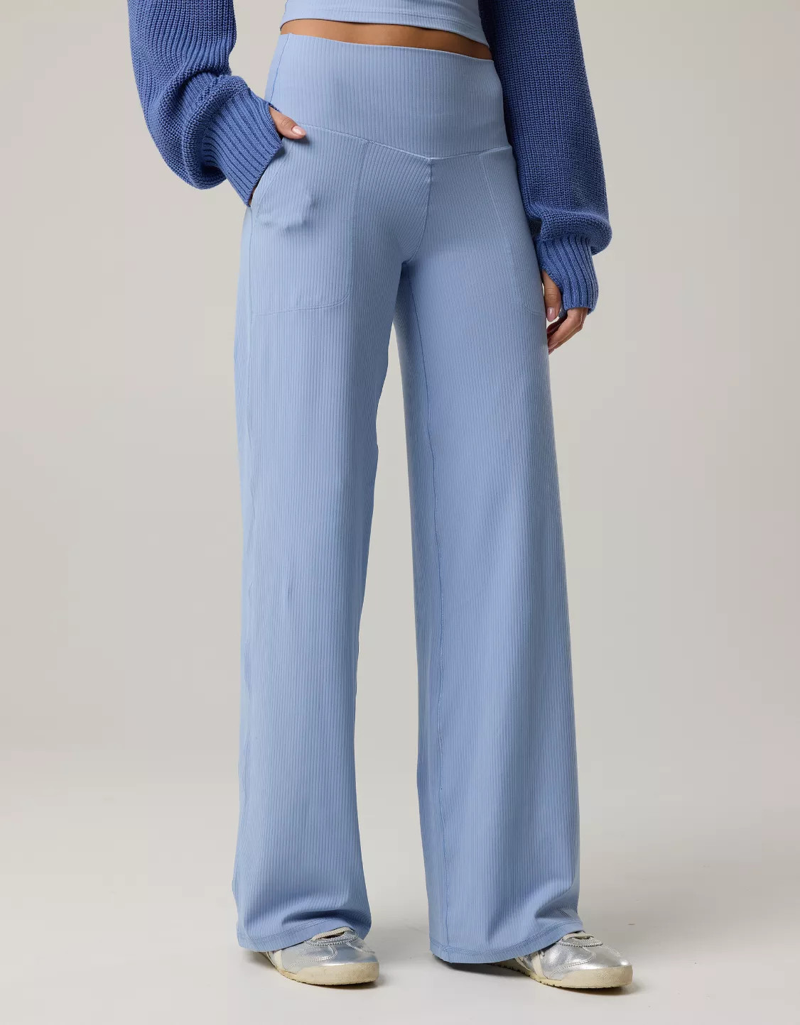 OFFLINE By Aerie Real Me Xtra Ribbed Trouser | Aerie