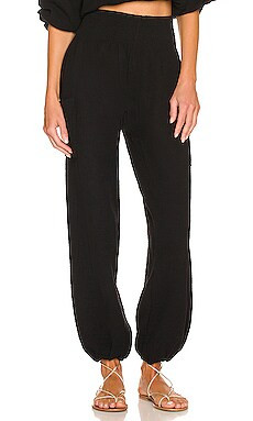 Bobi Relaxed Pant in Black from Revolve.com | Revolve Clothing (Global)
