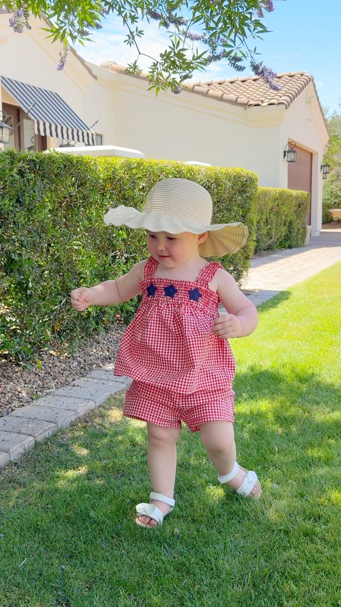 The cutest little girl 4th of
July / Memorial Day patriotic outfit idea from Walmart! Hate from Janie & Jack 

#LTKBaby #LTKmomlife #LTKKids