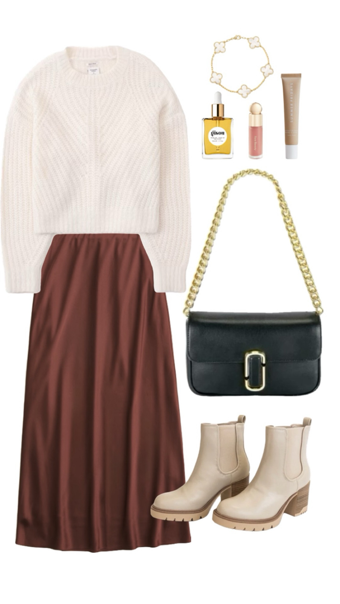 Neutrals Outfit, Business Casual Outfit, Neutrals Fashion, Winter Outfit, Winter Fashion, Modest Outfits, Modest Fashion, Minimalist Fashion, 2024 Outfit Inspo, Valentines Aesthetic, Valentines Outfit, Valentines Fashion, aesthetic outfits, Date Night Outfit, Satin Midi Skirt Outfit, Evening Outfit

#LTKstyletip #LTKmidsize #LTKplussize