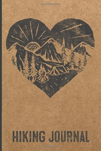 Hiking Journal: Trail Logbook / Memory Book For Adventure Notes / Log Book for Track Hikes / Note... | Amazon (UK)