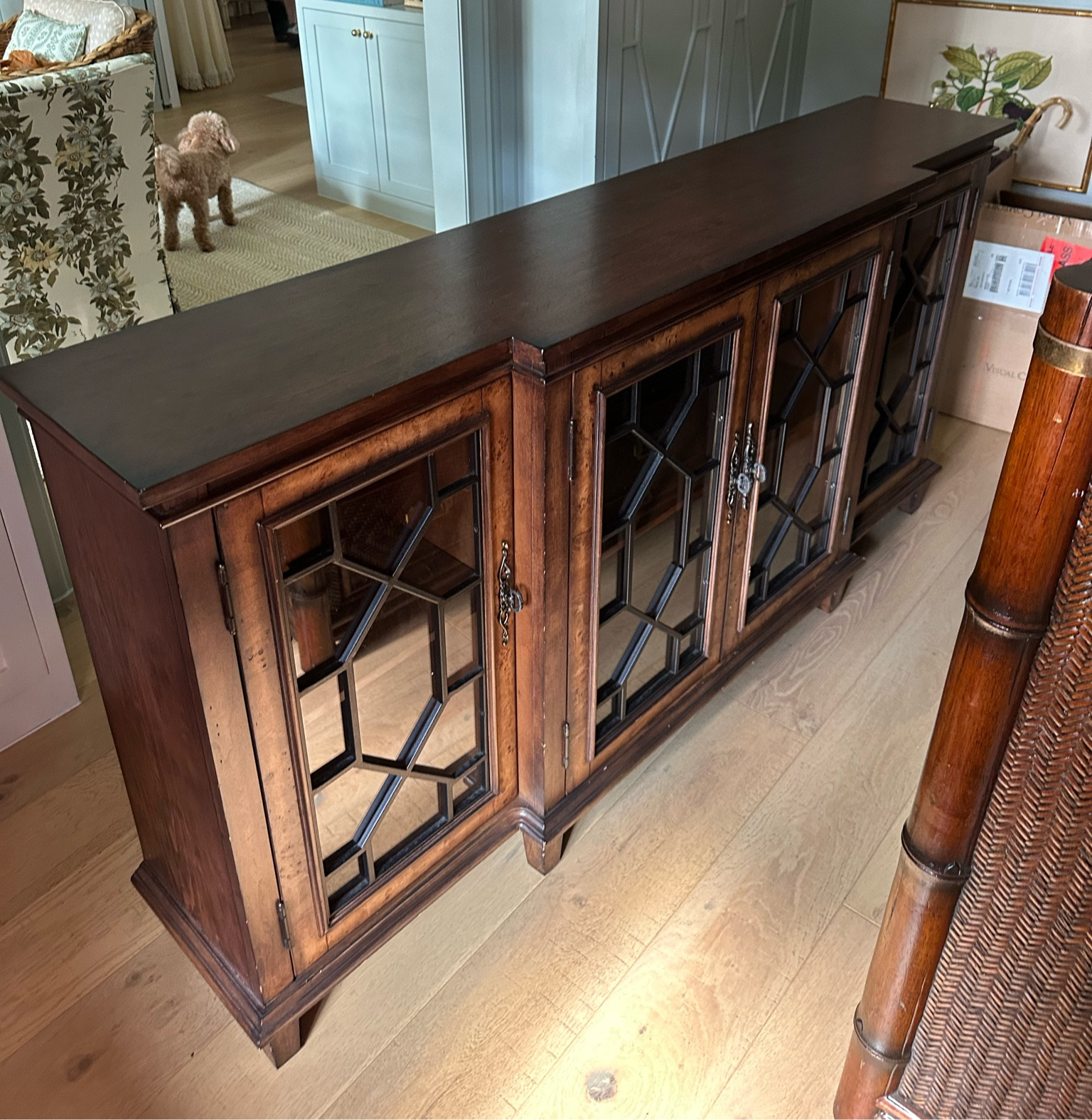 Fretwork cabinet 
