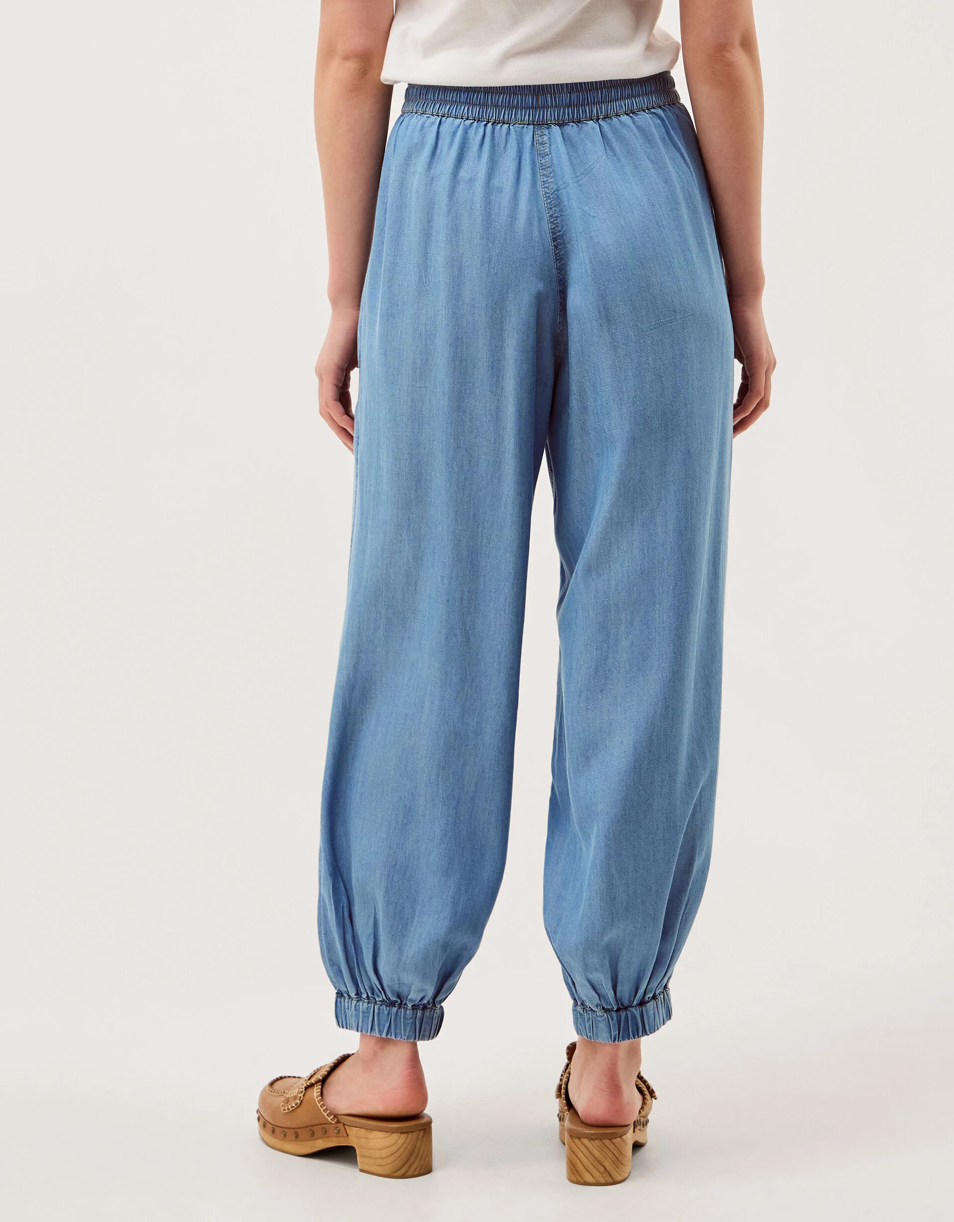 Daria Chambray Joggers Blue | Monsoon (UK)