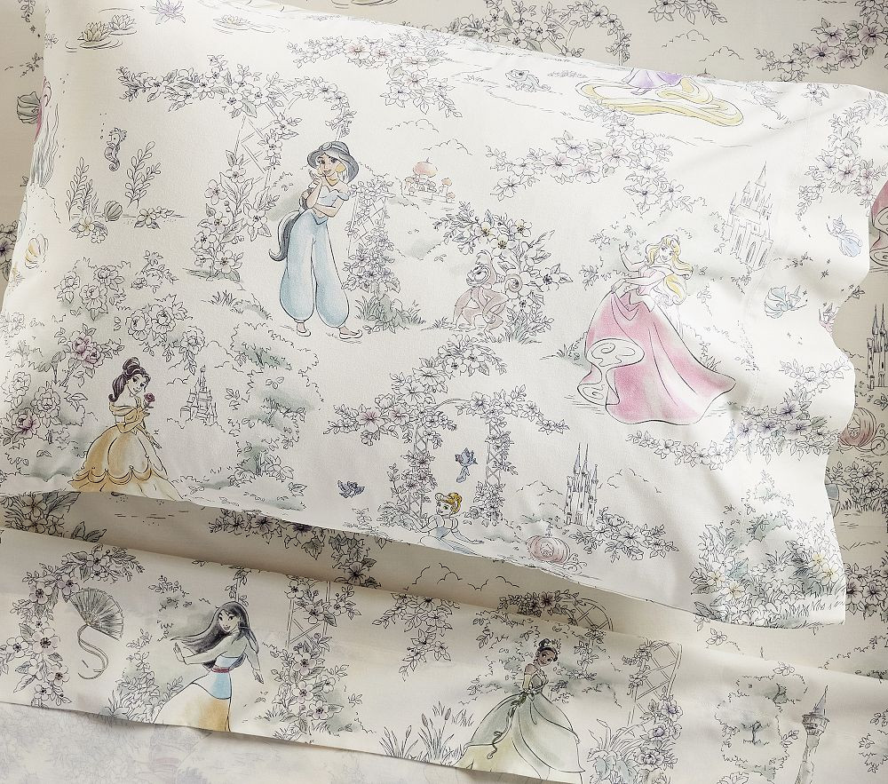 Disney Princess Heritage Organic Cotton Sheet Set | Pottery Barn Kids