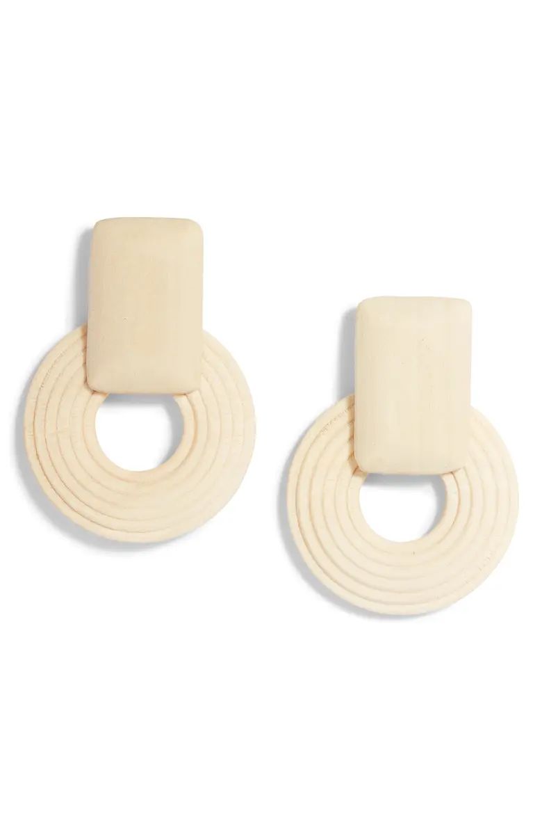 Folly Abstract Wood Drop Earrings | Nordstrom