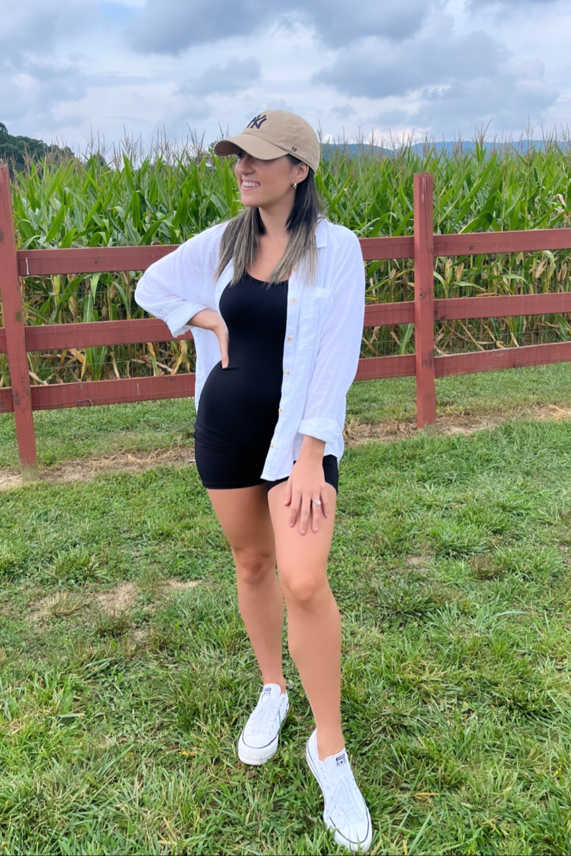 Shop the entire fit below - cute fall transition outfit 

#LTKfit #LTKSeasonal #LTKstyletip