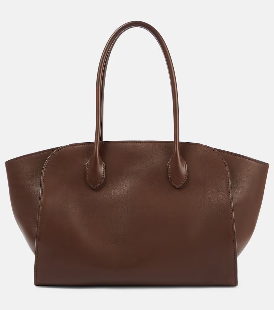 The Row Marlo 12 leather tote bag | Mytheresa (INTL)