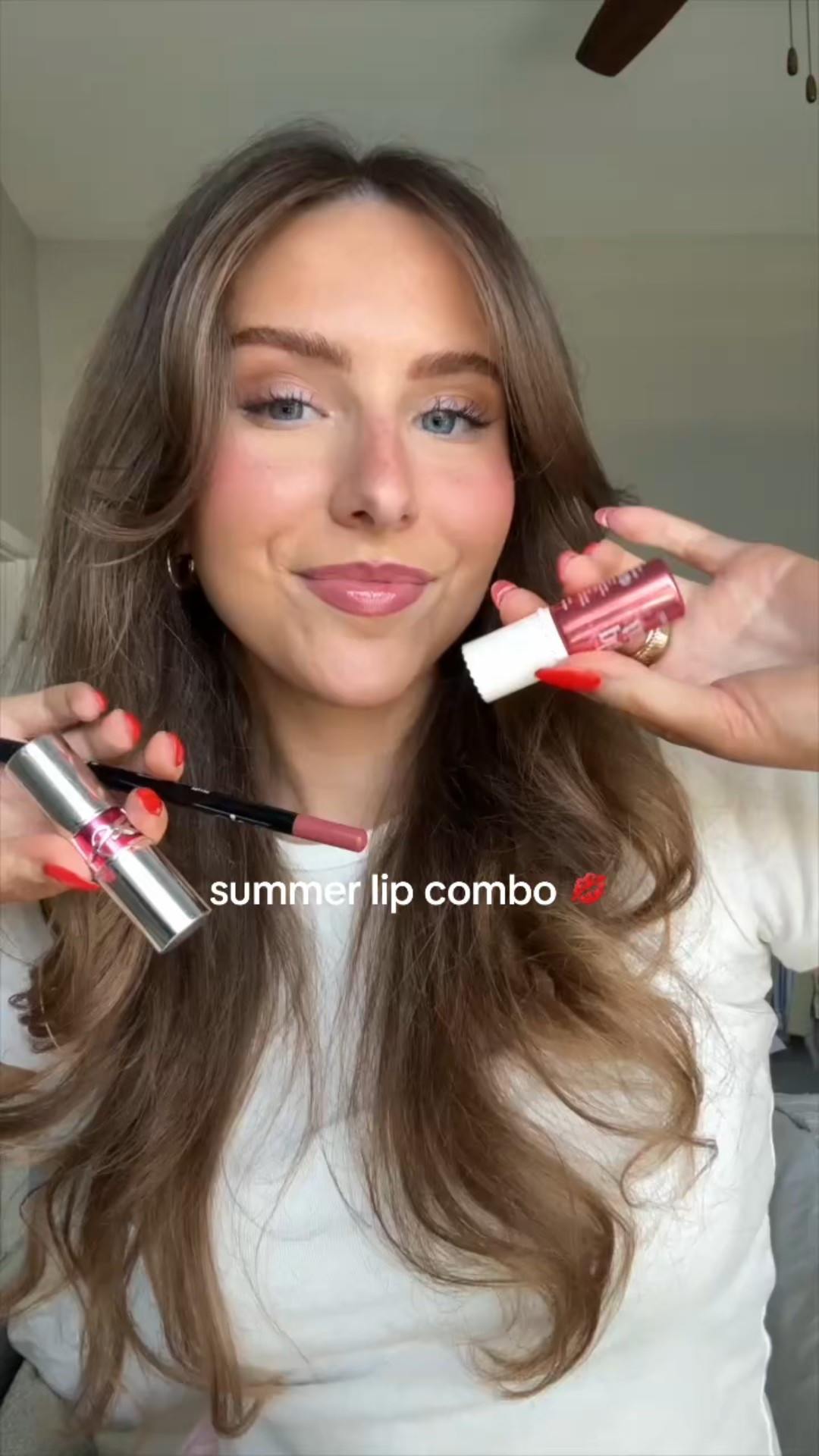 summer lip combo #beauty #lipcombo 
Saie lip liner- twist 
Benetint- playtint
YSL candy glaze - 02

#LTKBeauty #LTKFindsUnder50