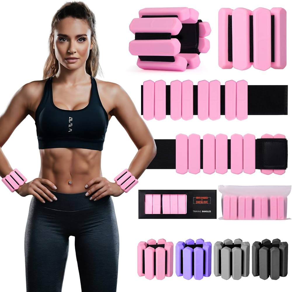 Littadeer Pilates Ankle Weights for Women/Men,Adjustable Wrist Weights for Home Gym Workout, Runn... | Amazon (US)
