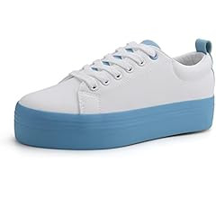 JABASIC Women Lace Up Platform Sneakers Comfortable Casual Fashion Sneaker Walking Shoes | Amazon (US)