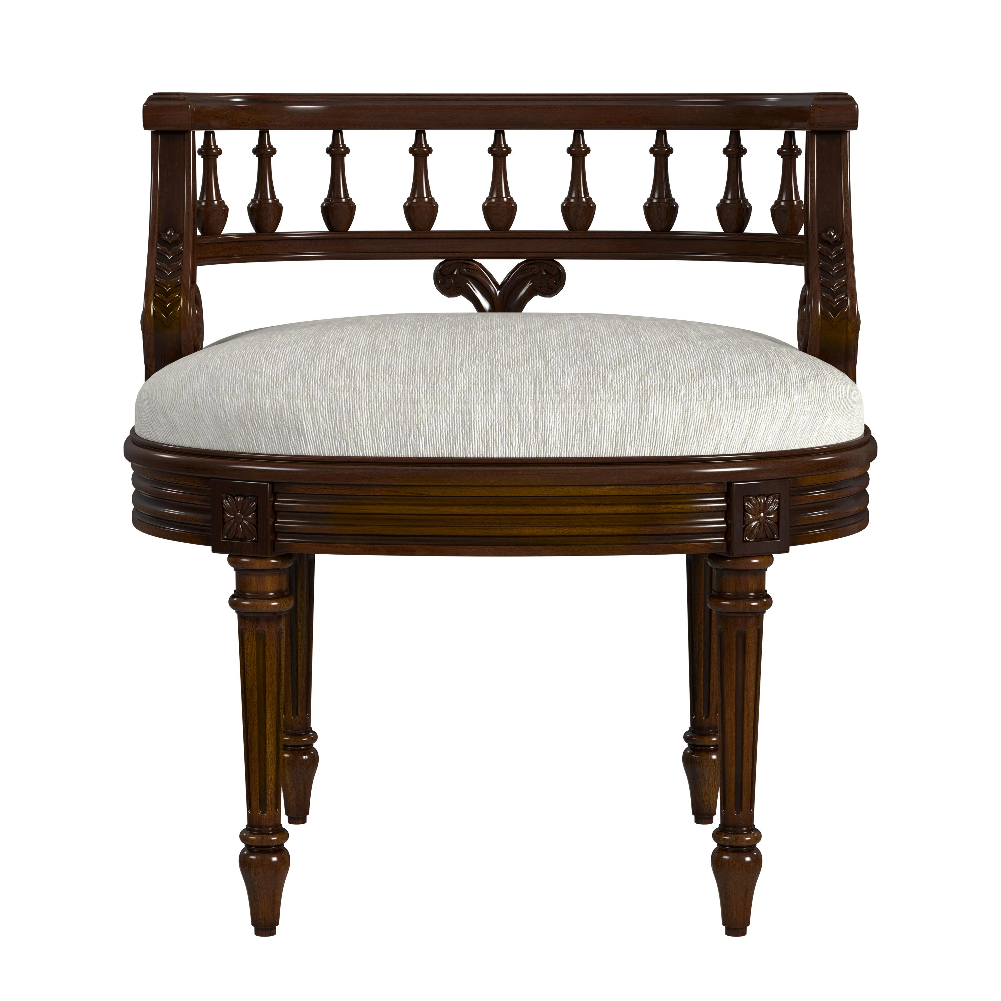 Hathaway Solid Wood Accent Stool | Wayfair North America