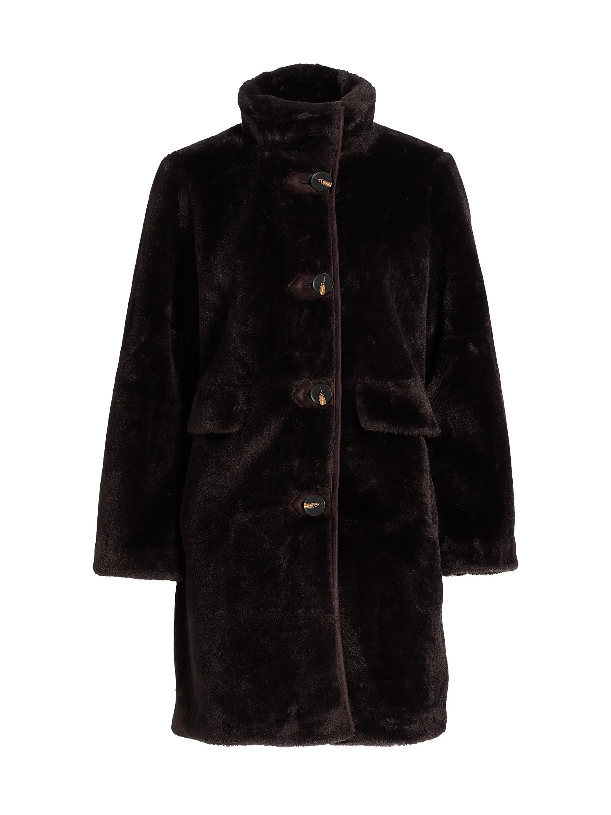Faux-Fur Long Coat | Saks Fifth Avenue