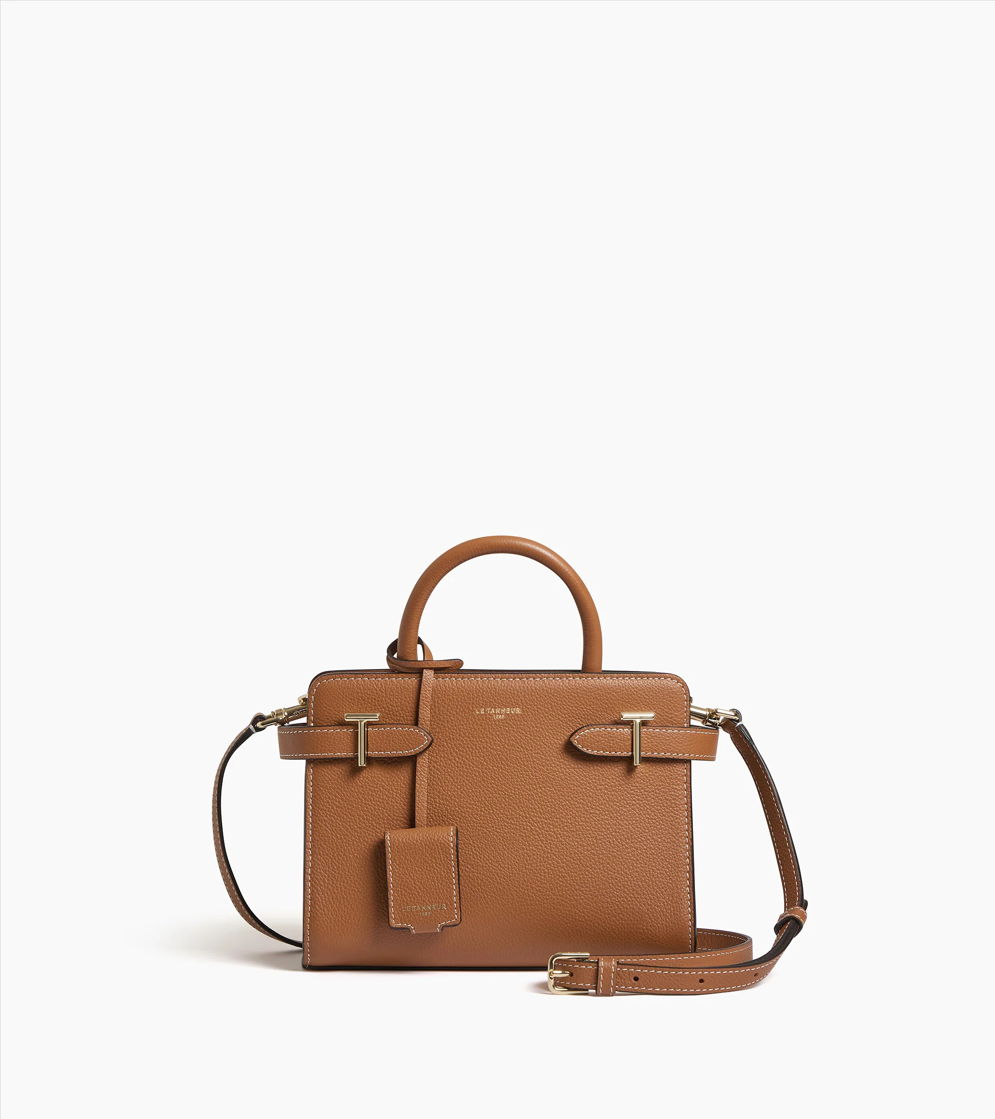 Emilie small handbag in grained leather | Le Tanneur