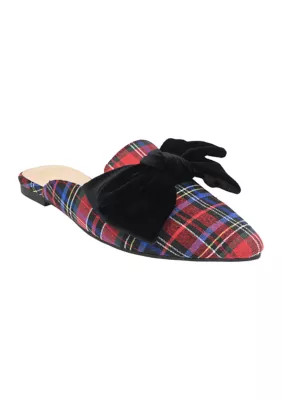 Crown & Ivy™ Elise Bow Mules | Belk