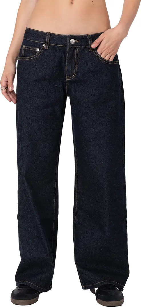 Raelynn Washed Wide Leg Jeans | Nordstrom