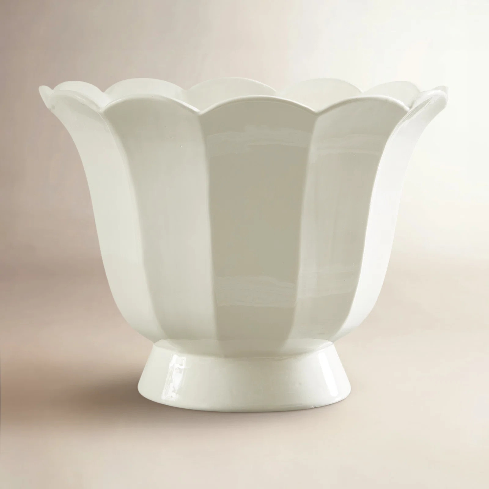 Bardia Ceramic Cachepot | Birch Lane