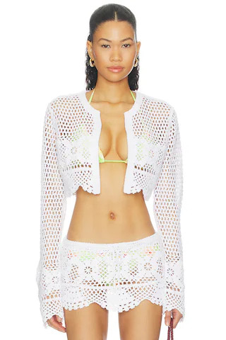 Crochet Swim Cropped Cardigan
                    
                    SKIMS | Revolve Clothing (Global)