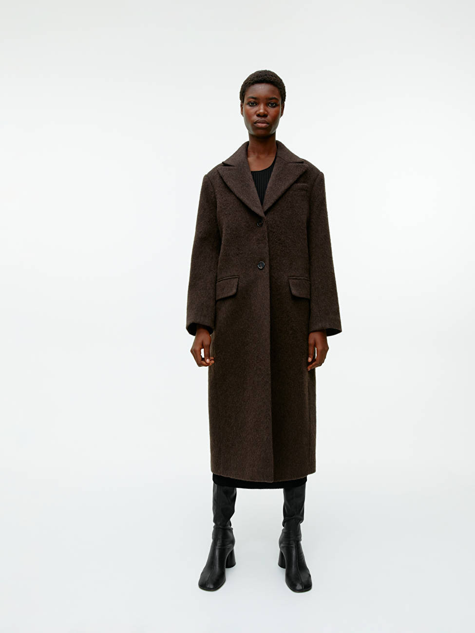Oversized Wool Blend Coat | ARKET (US&UK)