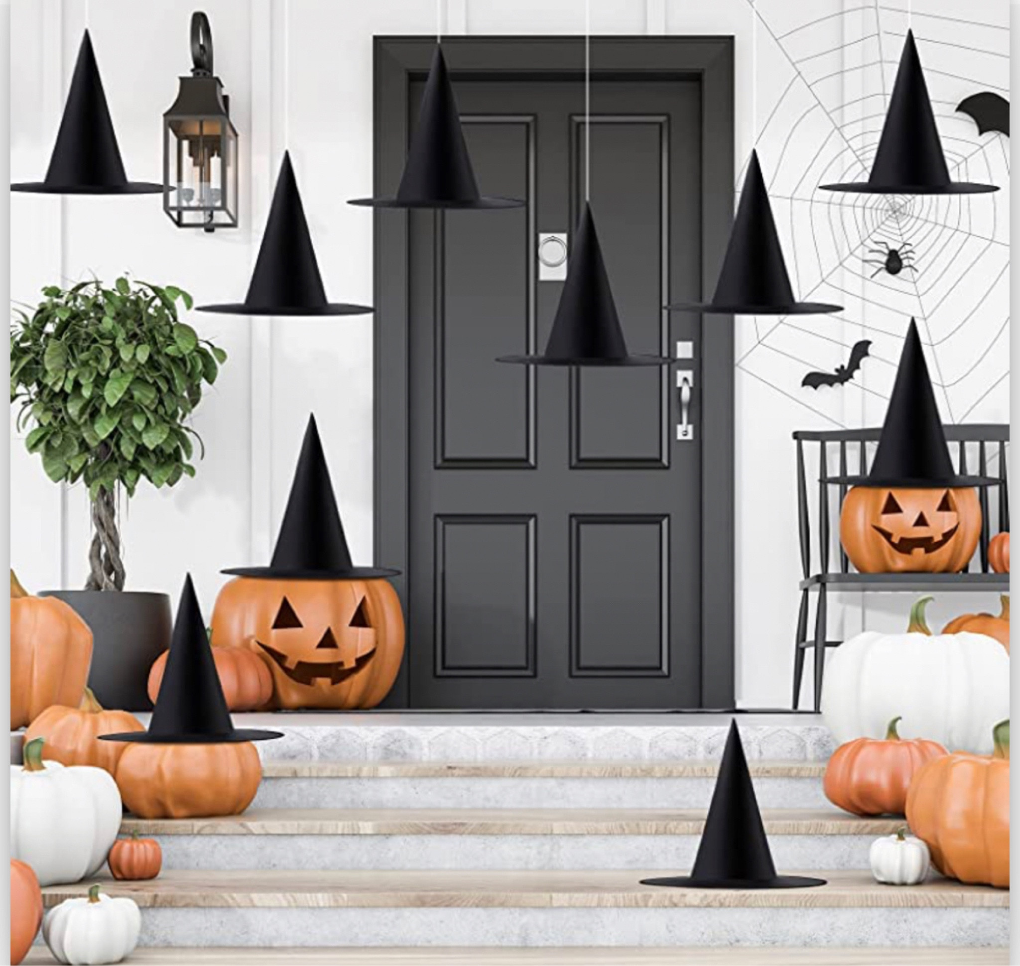 Amazon Halloween decor
Witches hats 


#halloween #halloweendecor 
#spookydecor


#LTKfamily #LTKSeasonal #LTKHalloween