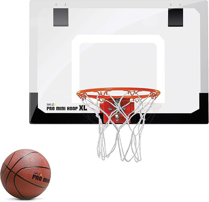 SKLZ Pro Mini Indoor Basketball Hoop - Over The Door – Portable - Great For Home, Dorms, Office... | Amazon (US)