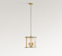 Valley Lantern Metal Round Outdoor Pendant (16") | Pottery Barn (US)