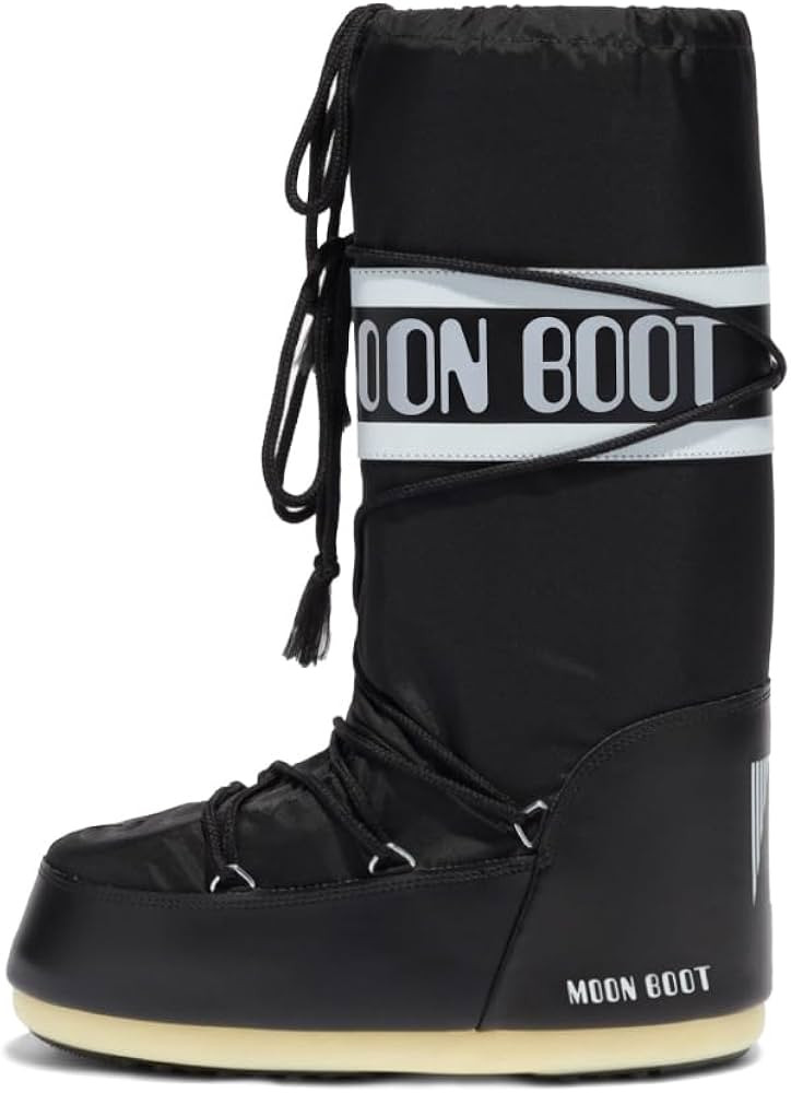 Amazon.com: Moon Boot Icon Nylon Insulated Slip On Unisex Snow Boots, M11.5-13, W12.5-14, Red : L... | Amazon (US)