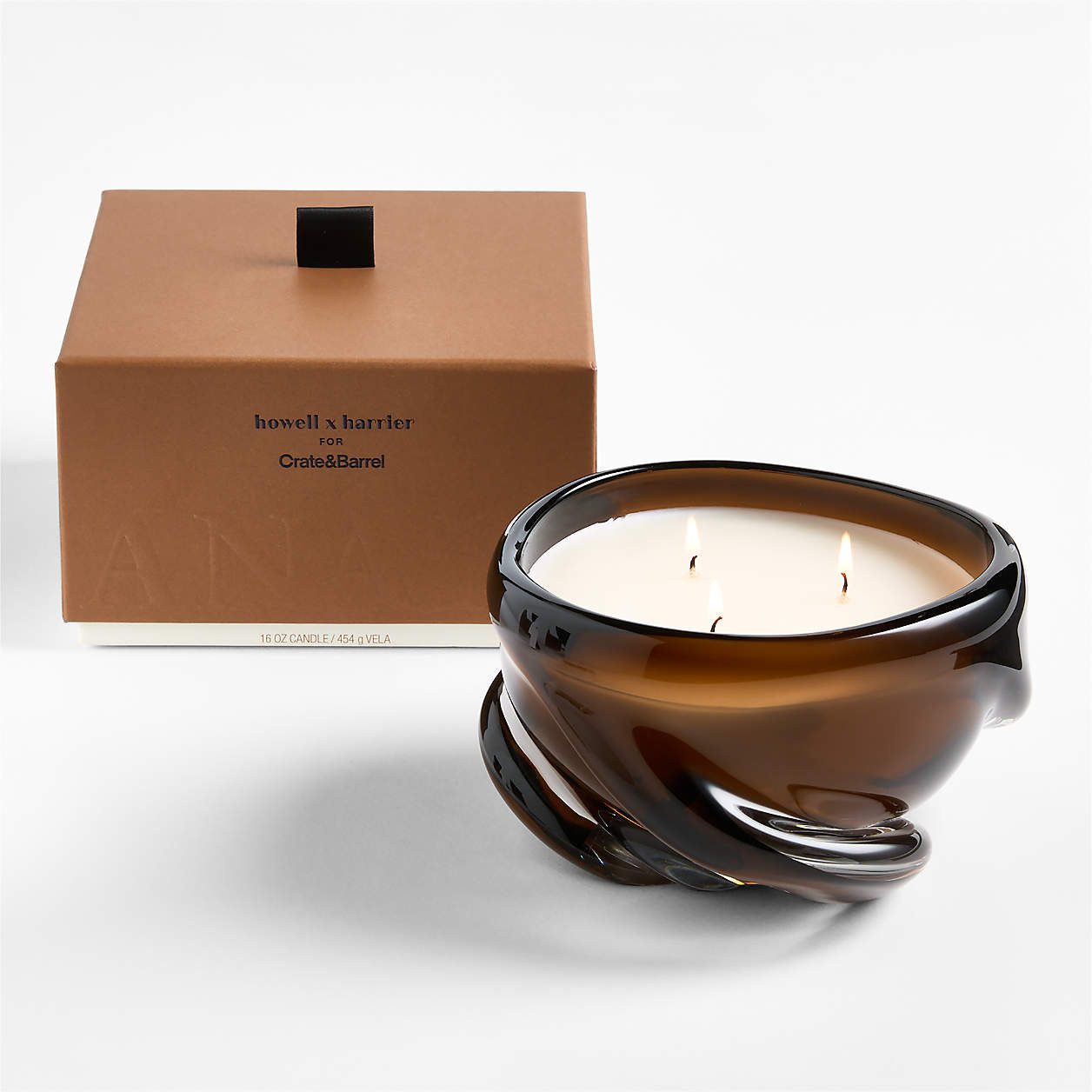 Anais 3-Wick Scented Candle by Laura Harrier and Tiffany Howell | Crate & Barrel | Crate & Barrel