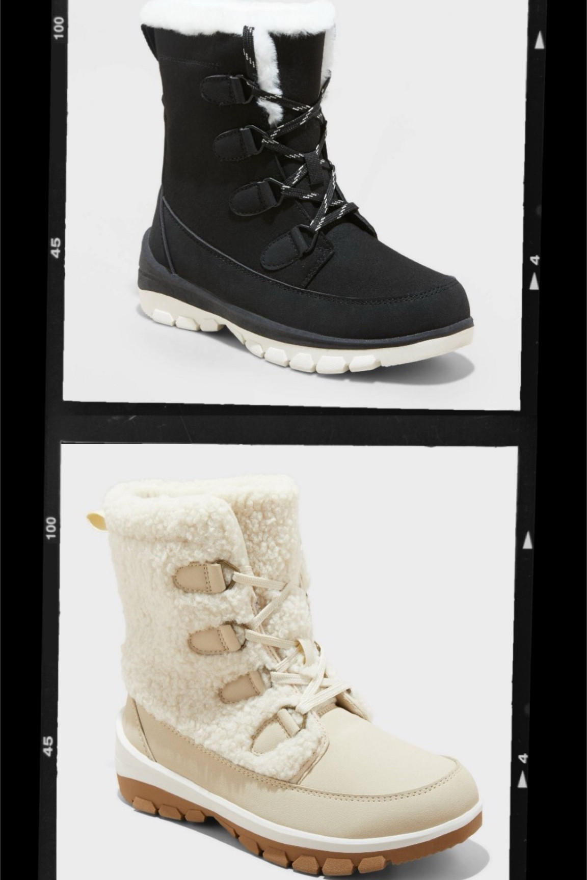 These waterproof snow boots from Target are cute and comfortable. The white/cream ones don’t get as dirty as you think they would, they’re great!

#LTKFindsUnder50 #LTKSeasonal #LTKActive