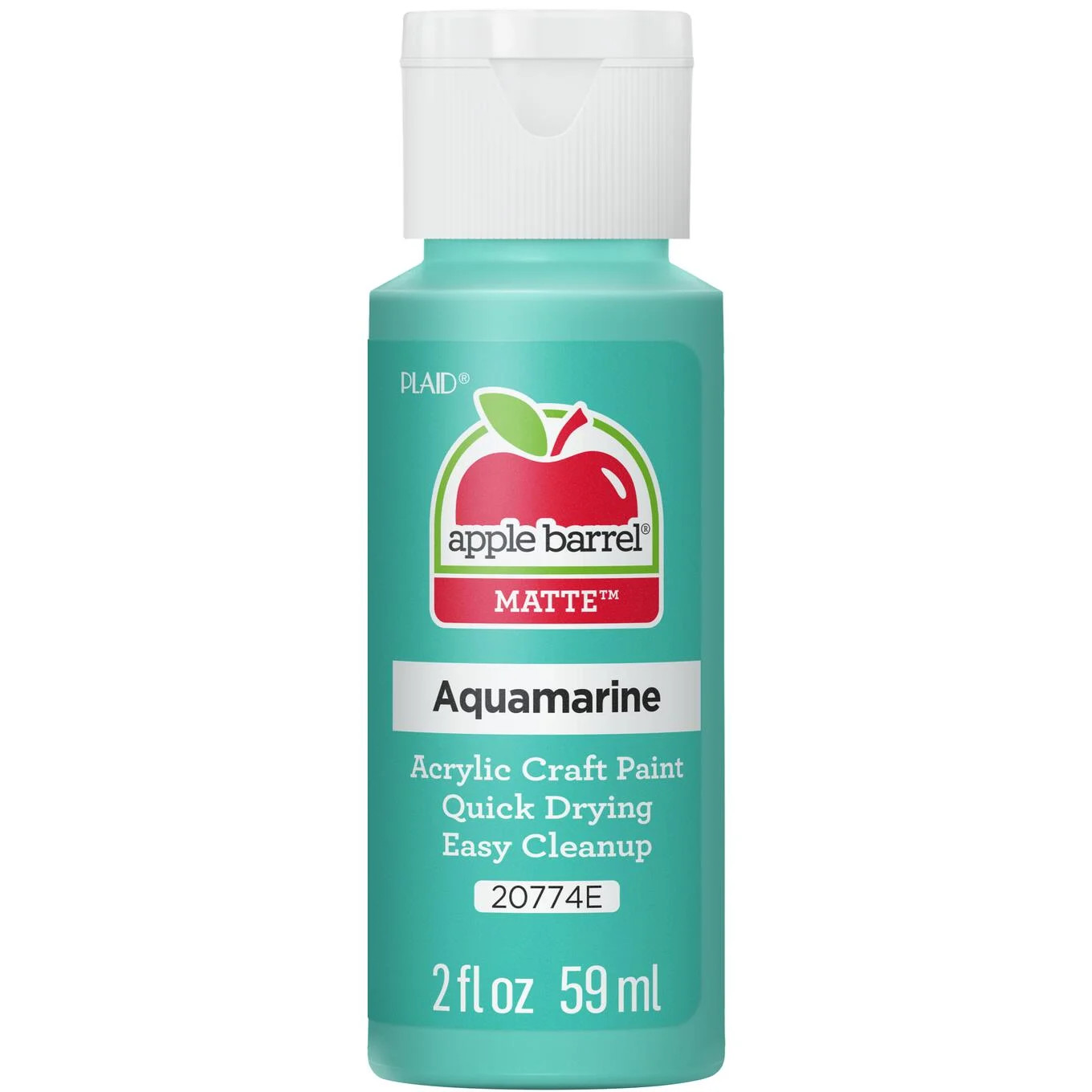 Apple Barrel 20774E Acrylic Craft Paint, Matte Finish, Aquamarine, 2 fl oz | Walmart (US)