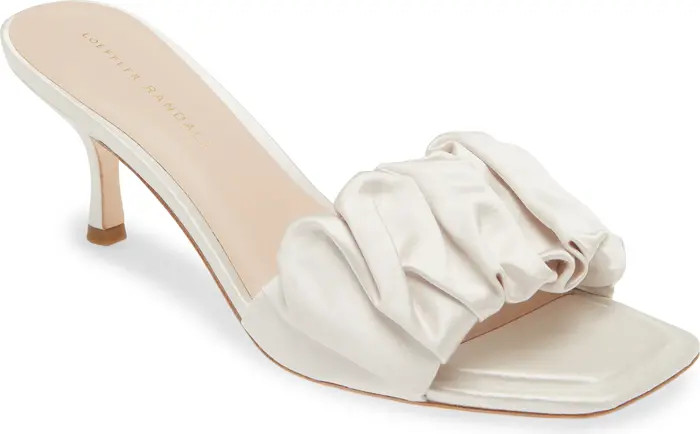Loeffler Randall Gathered Band Kitten Heel Sandal (Women) | Nordstromrack | Nordstrom Rack