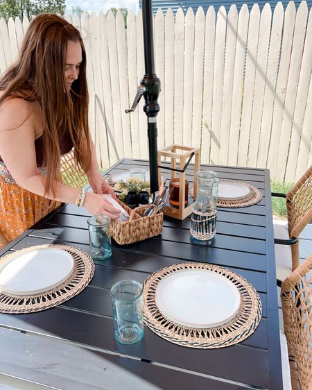 It’s that time!! Outdoor dining season! Here’s one of my favorite outdoor dining decor set ups from last year

#LTKhome #LTKsalealert #LTKSeasonal