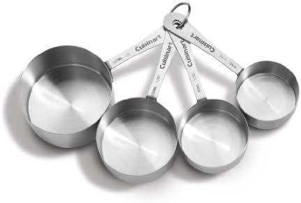 Cuisinart CTG-00-SMC Stainless Steel Measuring Cups, Set of 4,Silver | Amazon (US)