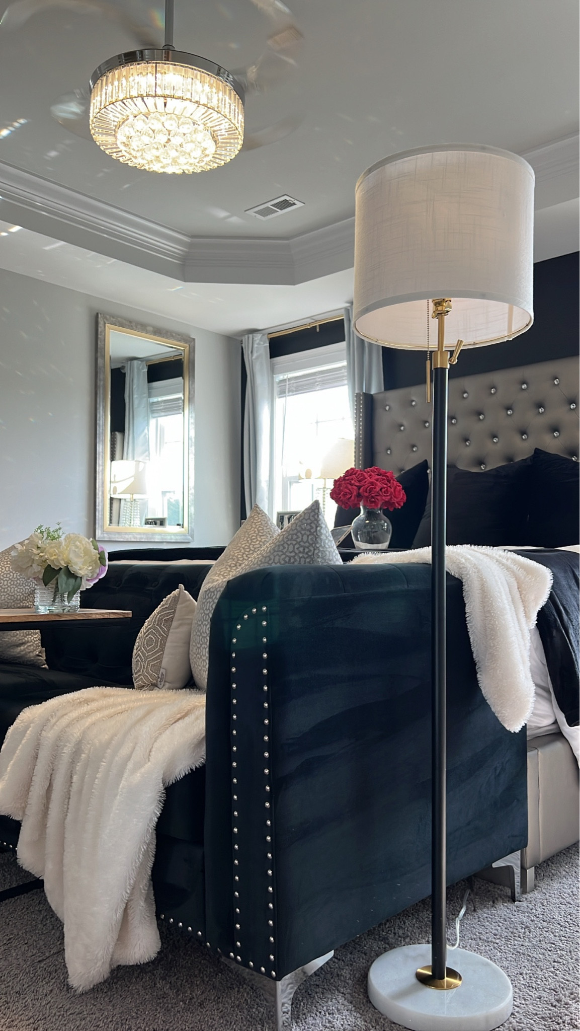 Modern bedroom with a hint of sophistication ❤️#LTKFind

#LTKhome