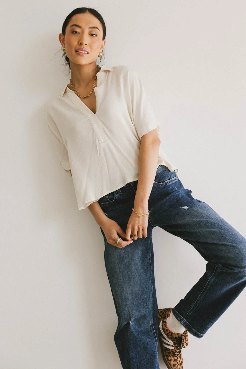 Una Collared Blouse | Böhme US