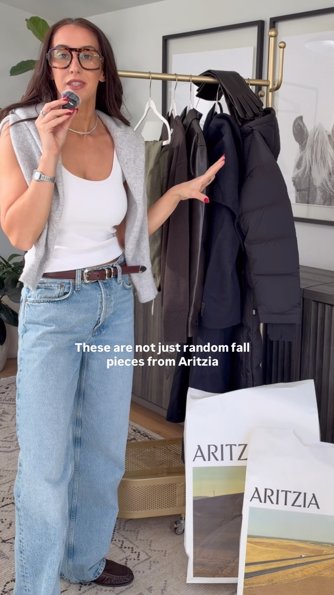These are the gaps most closets have, and the reason getting dressed feels flat this time of year.
Here’s how @Aritzia can help!

Real leather gloves (size medium), because the stretchy pair from the gas station is the one part of your outfit that gives up.

The Kerr jacket (size small), because nobody owns anything for 40 degrees.

The long Super Puff (size small), if you're somewhere actually cold and tired of choosing between freezing and looking like you gave up.

The Strobel cargo (size small), because jeans and leggings aren't two options, they're one and a half.

And one real cashmere crewneck (size small), which does more than five that pill after three wears.

Shop all of these on my @ltk #liketkit
#aritzia #falloutfit #falloutfitinspo #aritziapartner